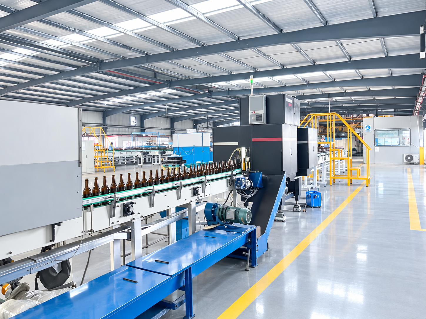 Glass production line